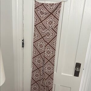 Brown and White Patterned Jumper